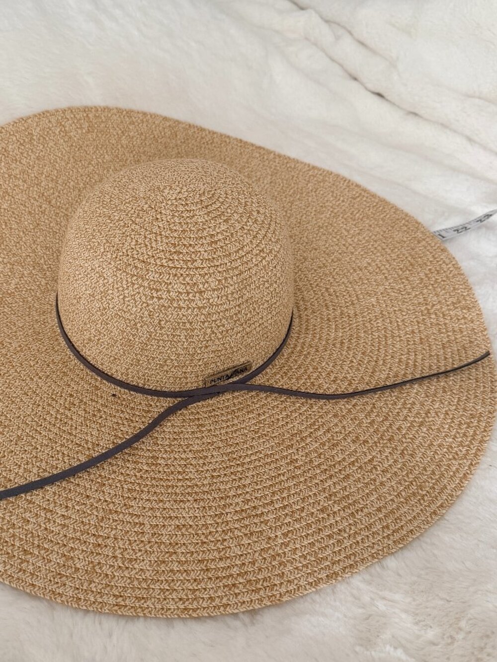 NEW Glamorous Robin Ruth Punta Cana Oversized Soft Straw Sun Hat - One Size